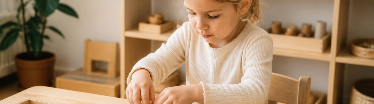 Montessori Spielzeug ab 3 Jahren: Welche Materialien jetzt gut passen